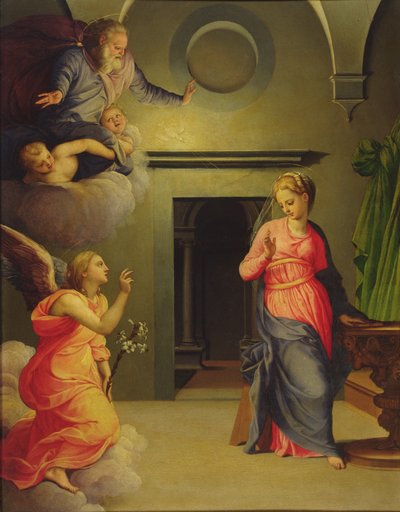 The Annunciation by Giovanni Bizzelli